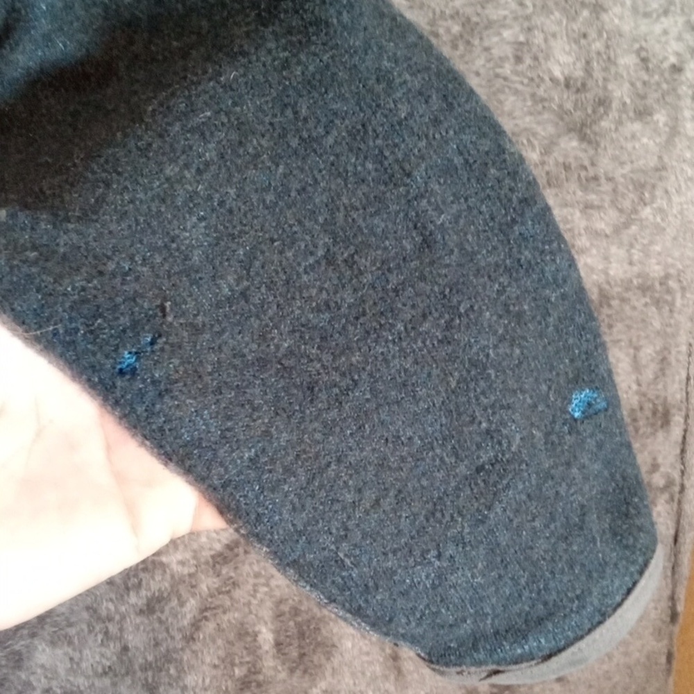 KÜHL Blue Quarter-Zip Pullover Blue Chianti Wool Blend Outdoors Mens M - Picture 7 of 13
